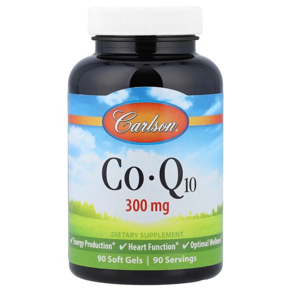 Carlson - CoQ10 300 mg 30 Cápsulas Softgel