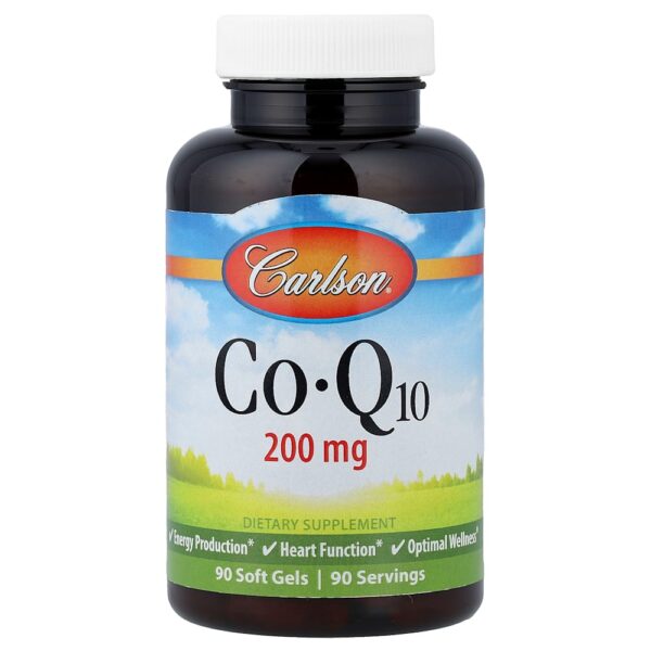 Carlson - CoQ10 200 mg 90 Cápsulas Softgel