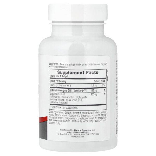 NaturePlus - Ubiquinol Beyond CoQ10 100 mg 30 Cápsulas Gelatinosas