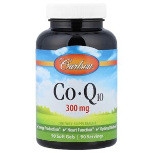 Carlson - CoQ10 300 mg 90 Cápsulas Softgel