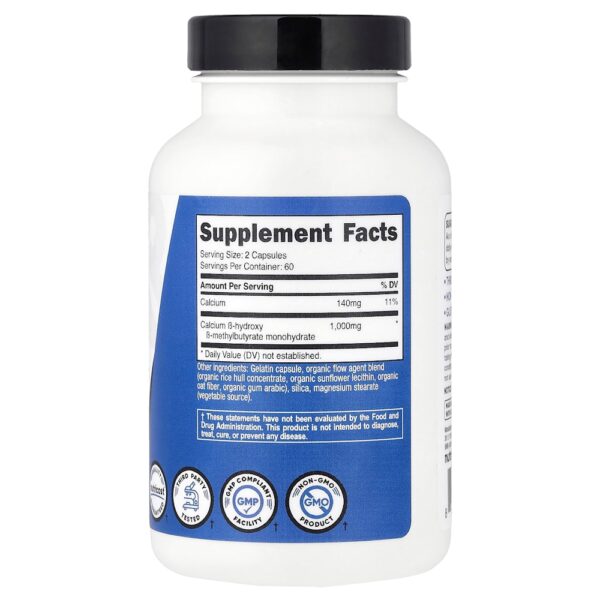 Nutricost - Performance HMB 120 Cápsulas (500 mg por Cápsula)