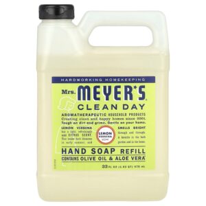 29-160.jpg Mrs. Meyers Clean Day - Refil de Sabão de Mão Líquido Odor de Verbena de Limão 975 ml