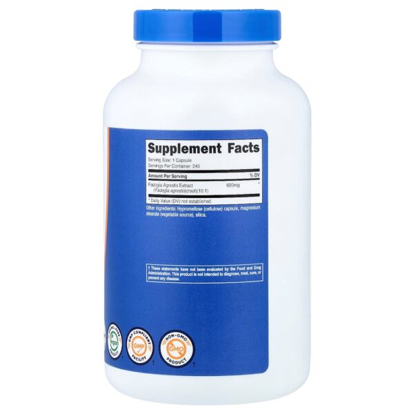 Nutricost - Fadogia agrestis 600 mg 240 cápsulas