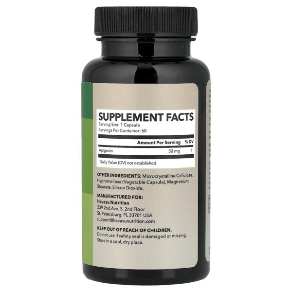 Havasu Nutrition - Apigenina 50 mg 60 Cápsulas