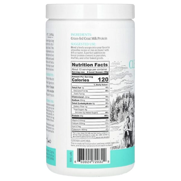 Mt. Capra - Proteína Integral Limpa Sem Açúcar 400 g