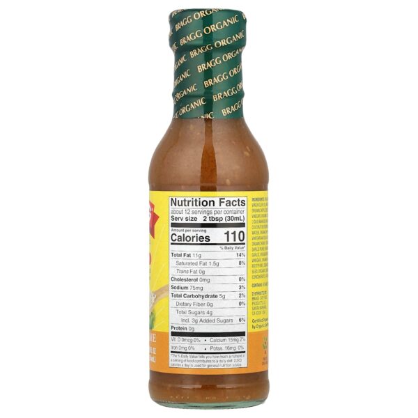 29-42.jpg Bragg - Marinada e Molho Orgânico com Vinagre de Sidra de Maçã Gengibre e Gergelim 355 ml