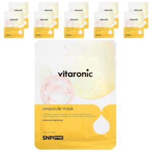 SNP - Vitaronic Ampola de Máscara Facial de Beleza 10 Folhas 25 ml Cada