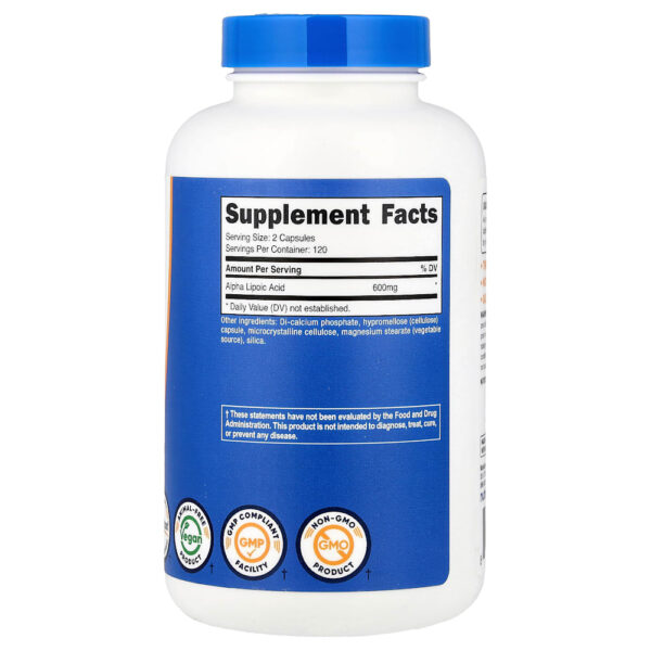 Nutricost - Ácido Tióctico 240 Cápsulas (300 mg por Cápsula)