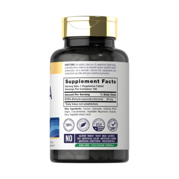 DHEA 25mg Carlyle (180 Tabletes) - Equilíbrio Hormonal e Vitalidade Diária