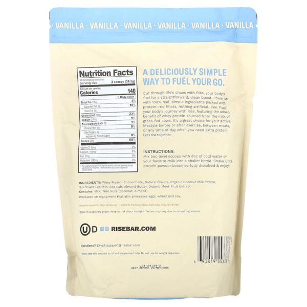 3-108.jpg Rise Bar - Proteína Whey em Pó Baunilha 1 kg