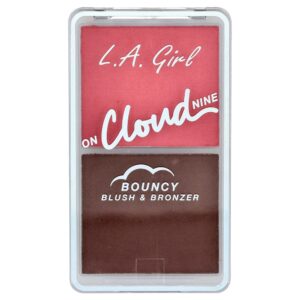 L.A. Girl - On Cloridrato Bouncy Blush e Bronzer GBL498 Dreamy Pink 6 g