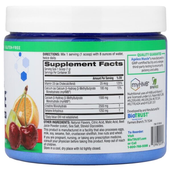 30-118.jpg BioTRUST - Ageless Muscle Ponche de Frutas 211 g