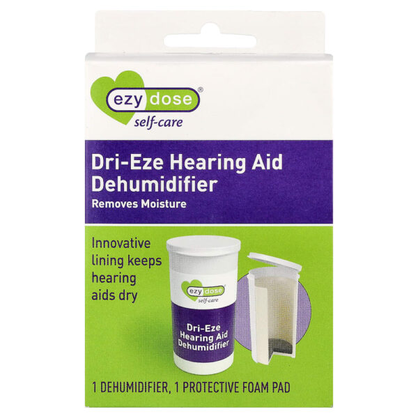 Ezy Dose - Self-Care Kit de Dehumidificador para Auxiliares Ouvidos Dri-Eze Kit com 2 Unidades