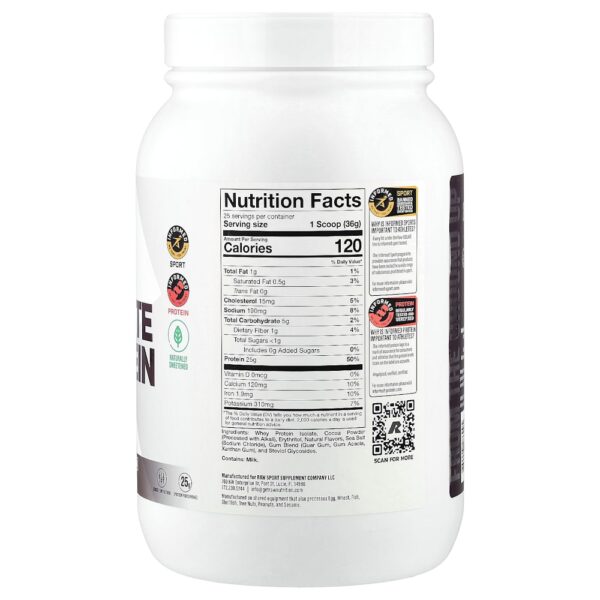 Raw Nutrition - Essentials Whey Protein Isolado de Gado Criado no Pasto Chocolate Amargo 907 g