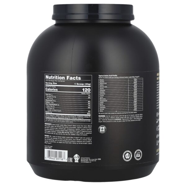 Animal - Isolate Loaded Whey Protein em Pó Baunilha 1,81 kg