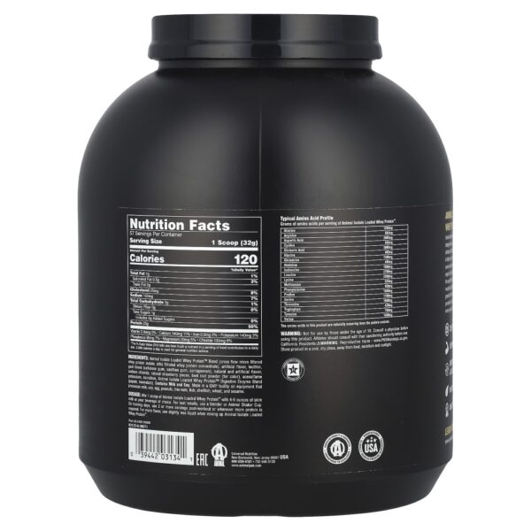 30-139.jpg Animal - Isolate Loaded Whey Protein em Pó Sabor Morango 1,81 kg