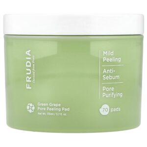Frudia - Disco Esfoliante para Poros de Uva Verde 70 Discos 170 ml
