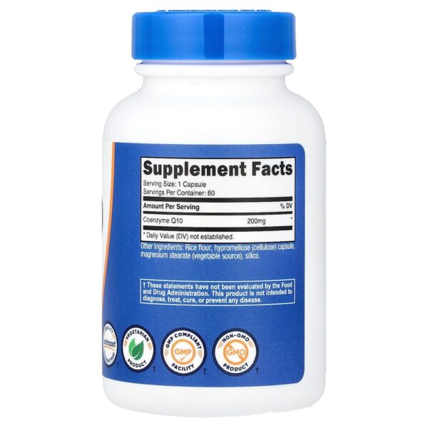 Nutricost - CoQ10 200 mg 60 Cápsulas