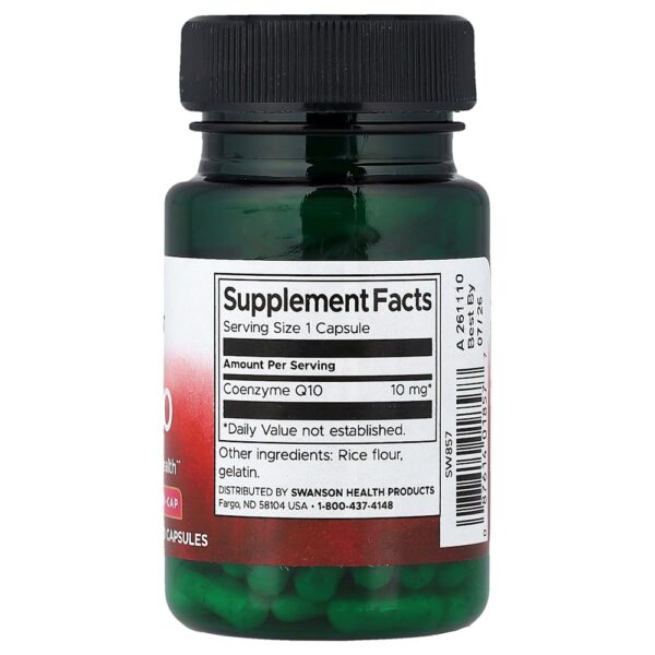 Swanson Vitamins - CoQ10 10 mg 100 Cápsulas