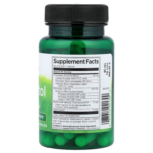 Swanson Vitamins - Digestitol 60 Cápsulas