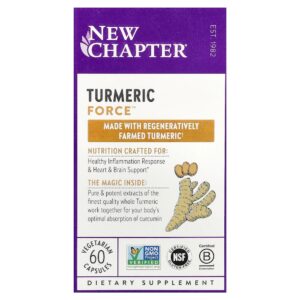 31-13.jpg New Chapter - Turmeric Force 60 Cápsulas Vegetarianas
