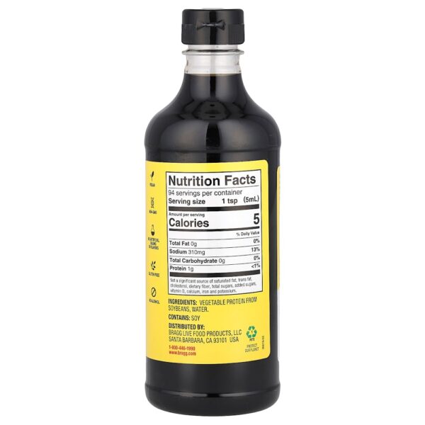 Bragg - Aminos Líquidos Tempero de Proteína de Soja 475 ml