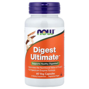 NOW Foods - Digest Ultimate 60 Cápsulas Vegetais