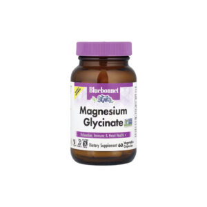 Glicinato de Magnésio Bisglicinato Quelato 100mg Magnesium Glycinate 60 Cápsulas - Bluebonnet Nutrition