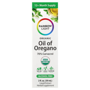 32-18.jpg Rainbow Light - Óleo de Orégano Orgânico Sem Álcool 59 ml