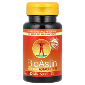 Nutrex Hawaii - BioAstin Hawaiian Astaxanthin 12 mg 50 Cápsulas Softgel