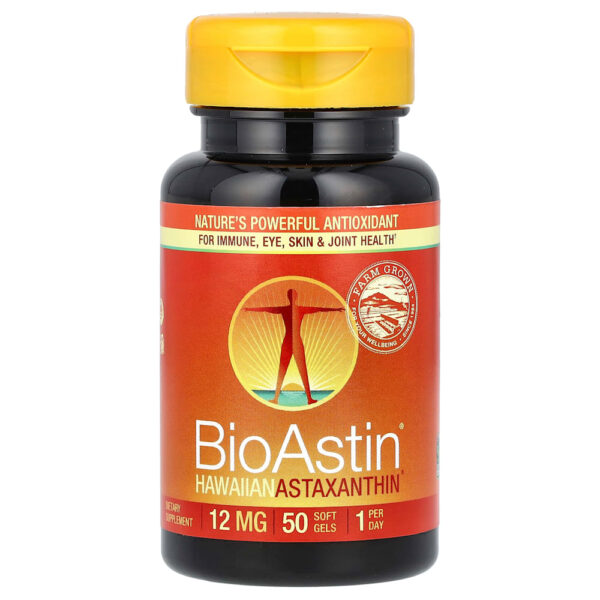 Nutrex Hawaii - BioAstin Hawaiian Astaxanthin 12 mg 50 Cápsulas Softgel