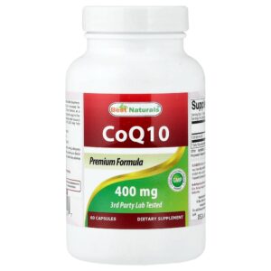 Best Naturals - CoQ10 400 mg 60 Cápsulas