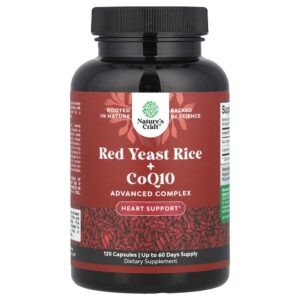 32-69.jpg Nature's Craft - Arroz Fermentado Vermelho + CoQ10 120 cápsulas