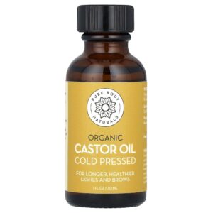 Pure Body Naturals - Kit de Óleo de Rícino Orgânico 30 ml