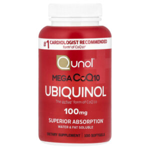 34-34.jpg Qunol - Ubiquinol Mega CoQ10 100 mg 100 Cápsulas Softgel