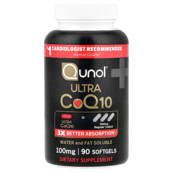 Qunol - Ultra CoQ10 100 mg 90 Cápsulas Softgel