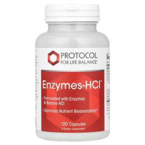 Protocol for Life Balance - Enzimas-HCI 120 Cápsulas