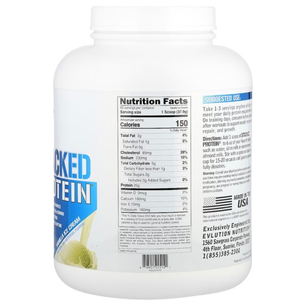 EVLution Nutrition - Stacked Protein Sorvete de Baunilha 2.268 kg