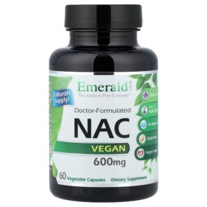 Emerald Laboratories - NAC 600 mg 60 Cápsulas Vegetais