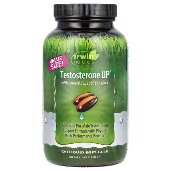 35-86.jpg Irwin Naturals - Testosterone UP com o Poderoso LJ100 Long Jack 120 Cápsulas Softgel Líquidas