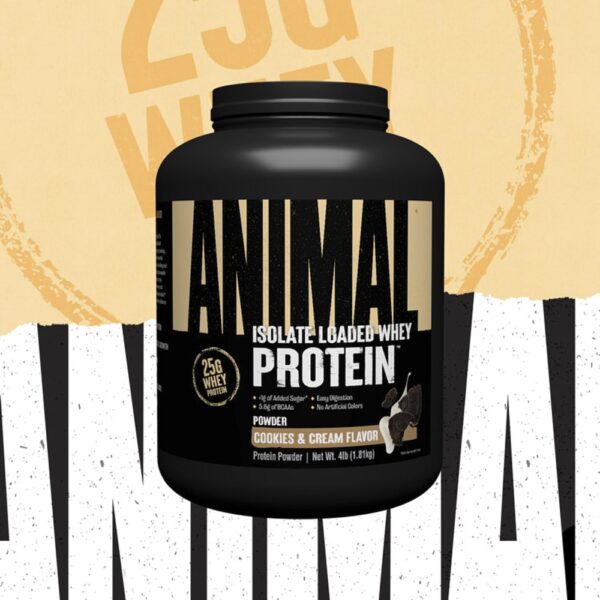 35-90.jpg Animal - Isolate Loaded Whey Protein Sabor Cookies e Creme 1,81 kg