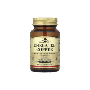355e377c5068415798dcdde323b96351-hmt1ge8kb4.jpg Cobre Quelato Chelated Copper 2,5mg 100 Comprimidos - Solgar