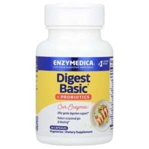 Enzymedica - Digest Basic + Probióticos 30 Cápsulas