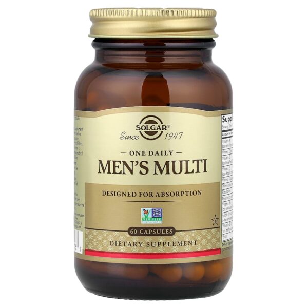 Solgar - Multivitamínico One Daily para Homens 60 Cápsulas
