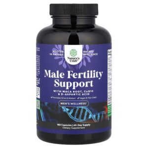 Nature's Craft - Suporte à Fertilidade Masculina 180 Cápsulas