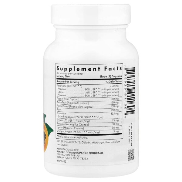 Michael's Health - Enzimas Digestivas 90 Cápsulas