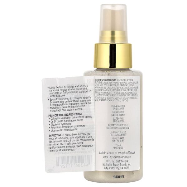 37-110.jpg Physicians Formula - Spray de Fixação de Colágeno Ouro 24 Karat 100 ml