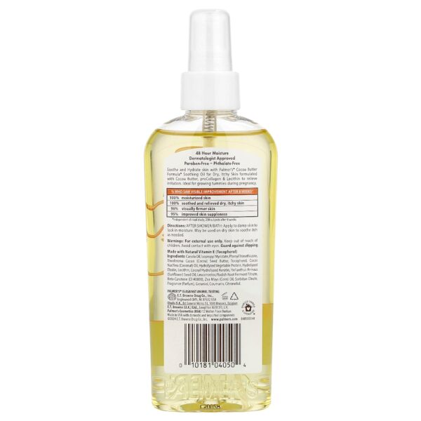 Palmer's - Cocoa Butter Formula com Vitamina E Óleo Calmante Pele Seca e Irritada 150 ml