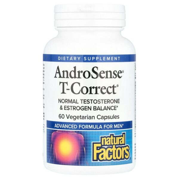 Natural Factors - AndroSense T-Correct 60 Cápsulas Vegetarianas