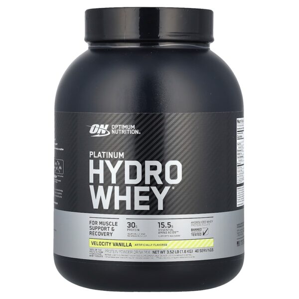 Optimum Nutrition - Platinum Hydro Whey Velocity Vanilla 1,6 kg